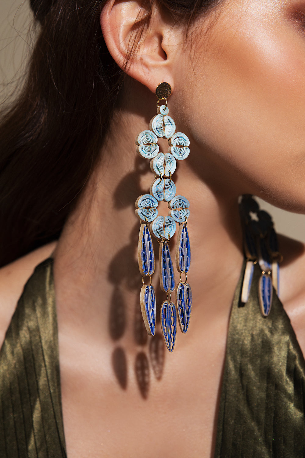 Garden Gala Dangle Paper Earrings