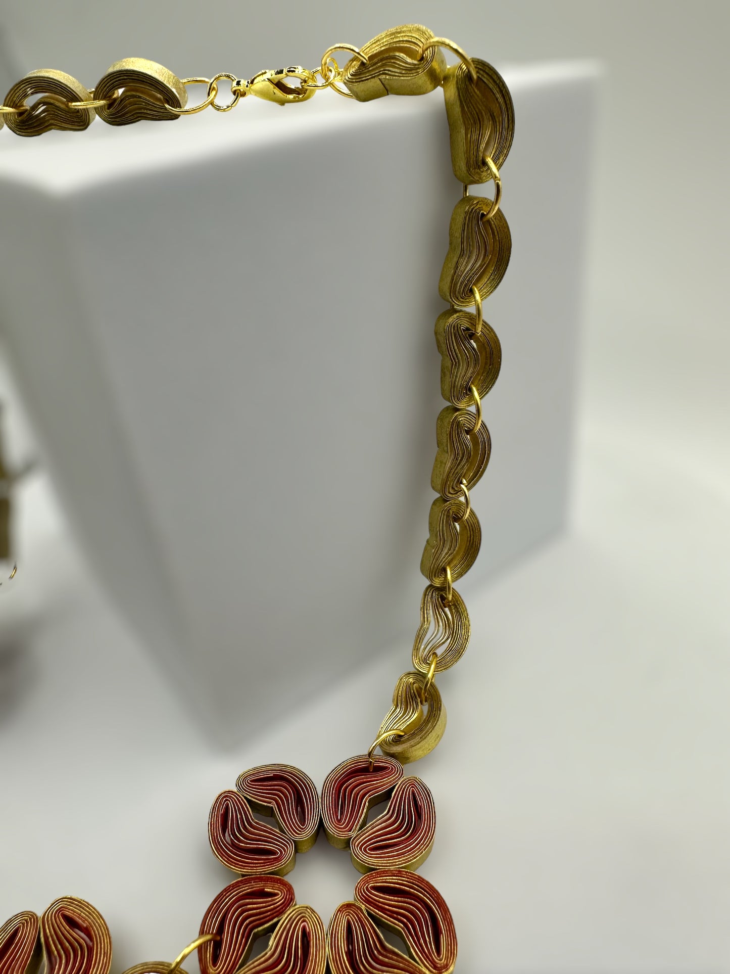 Petal Parade Statement Necklace, Made with Paper