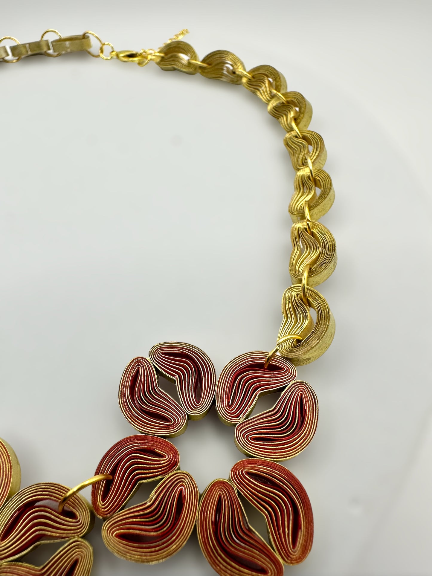 Petal Parade Statement Necklace, Made with Paper