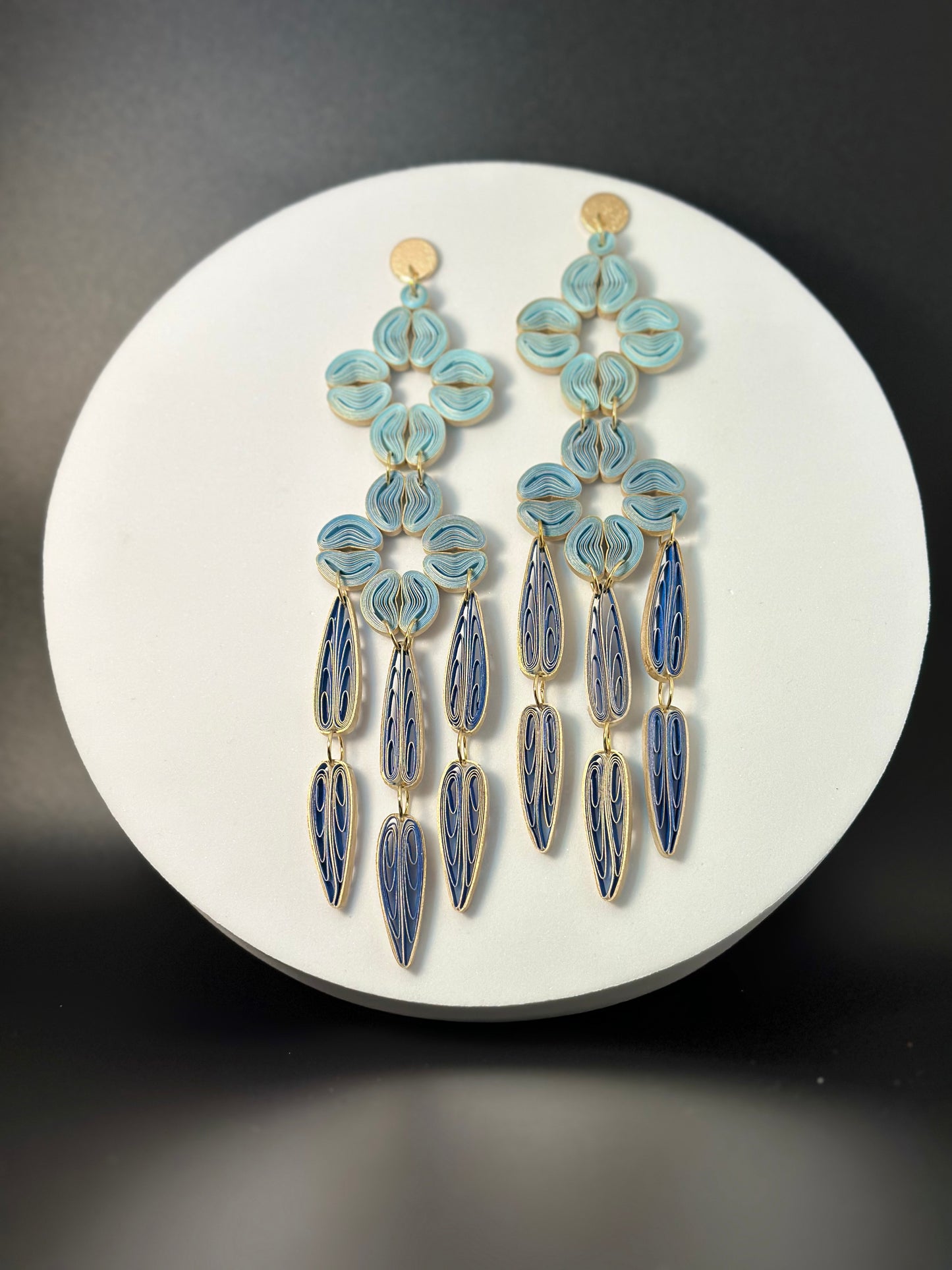 Garden Gala Dangle Paper Earrings