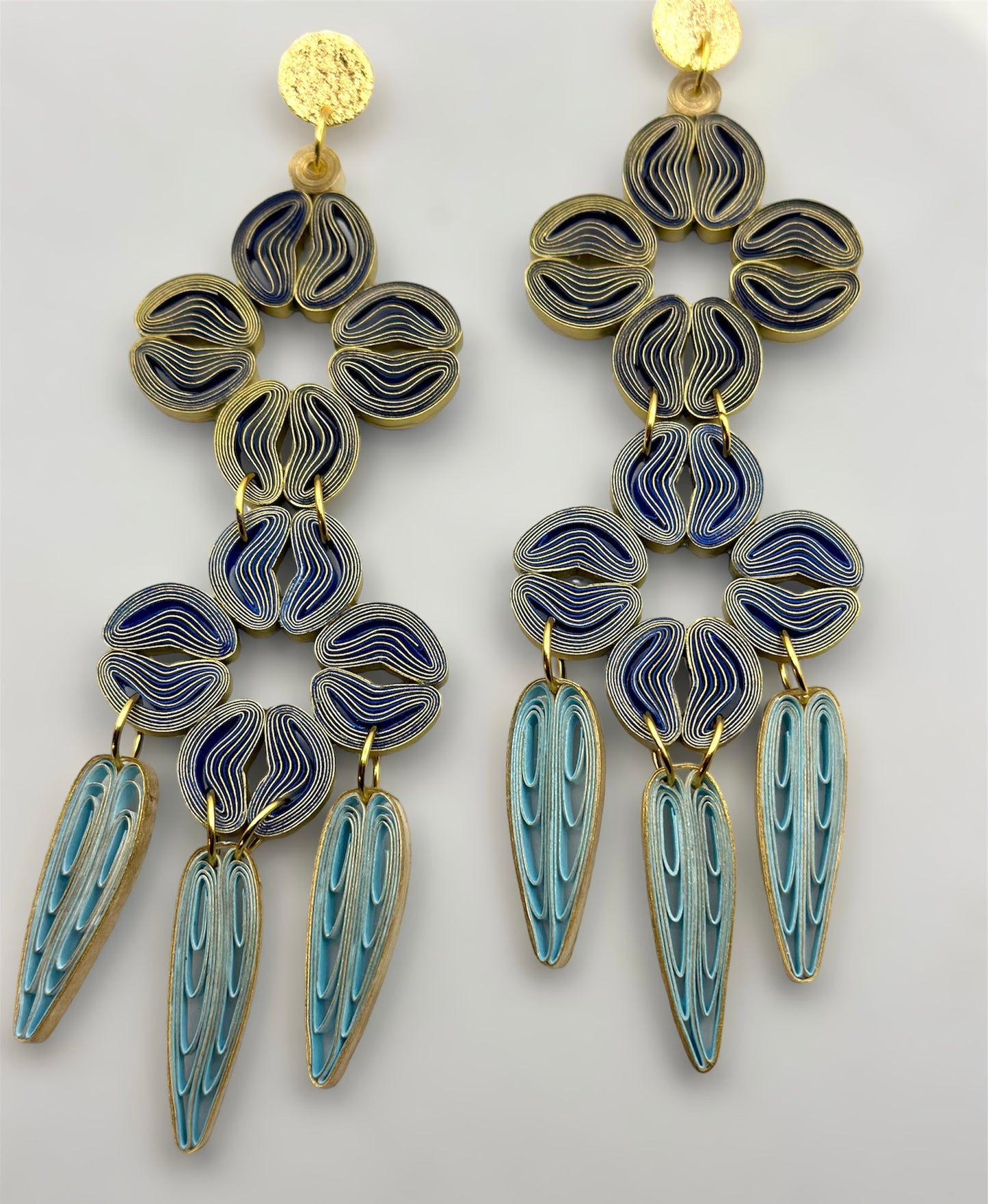 Garden Gala Lite Dangle Paper Earrings