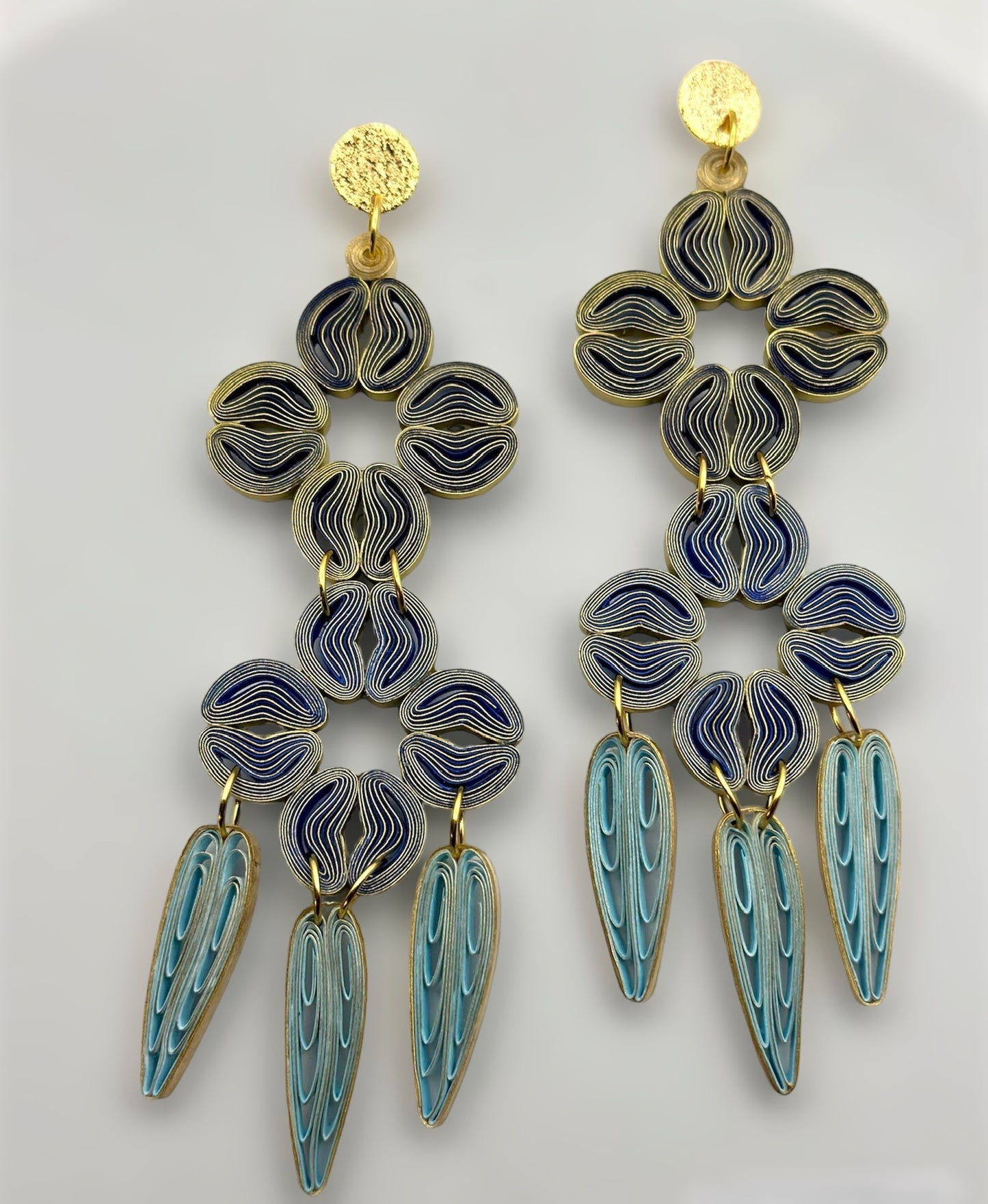 Garden Gala Lite Dangle Paper Earrings