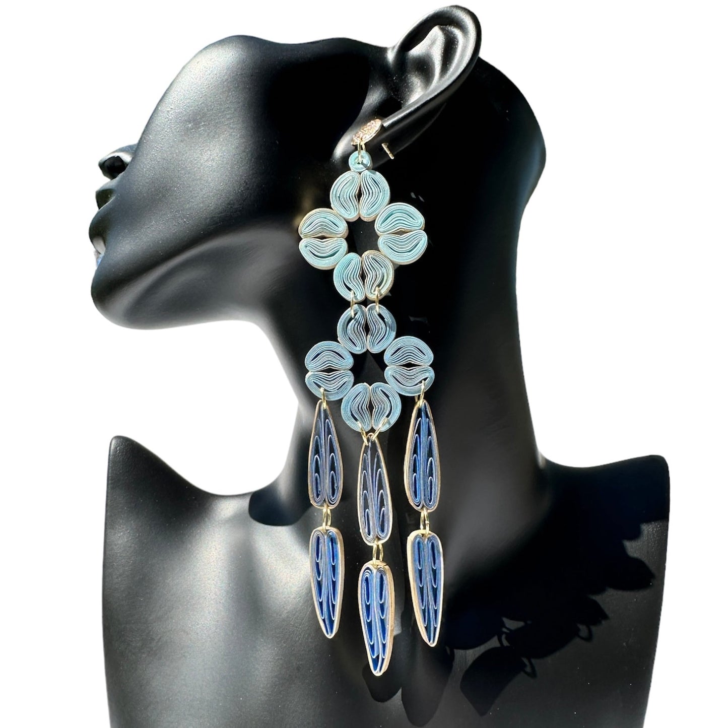 Garden Gala Dangle Paper Earrings