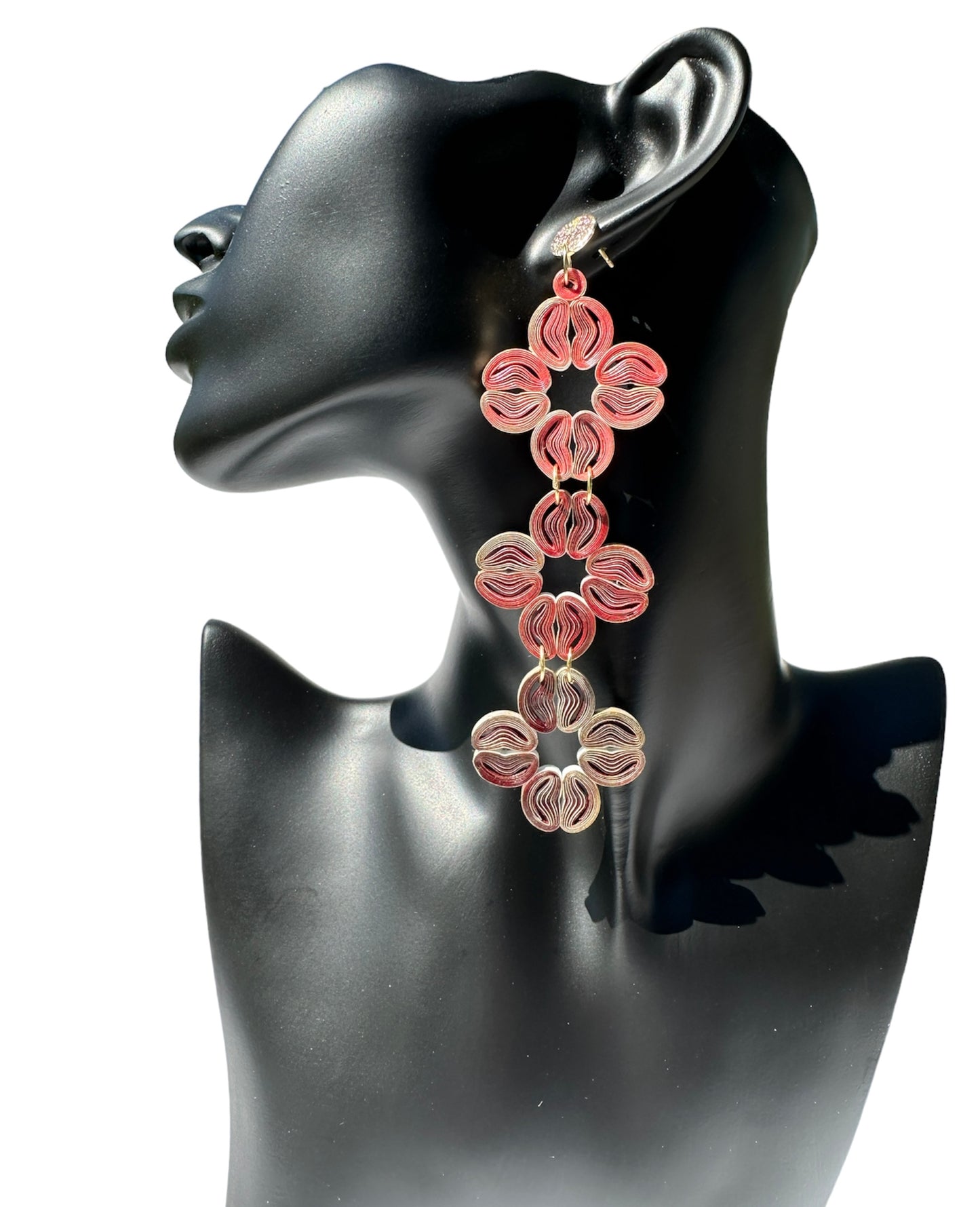 Petal Parade Dangle Paper Earrings