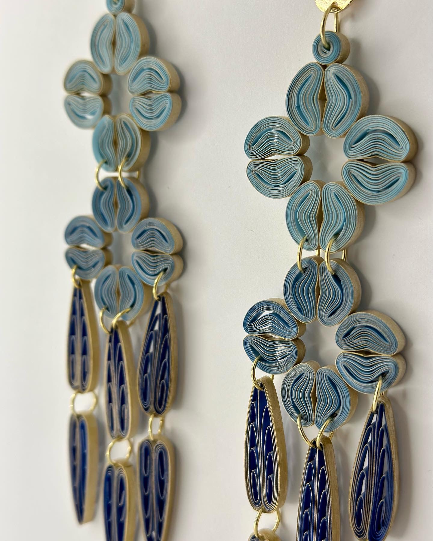 Garden Gala Dangle Paper Earrings