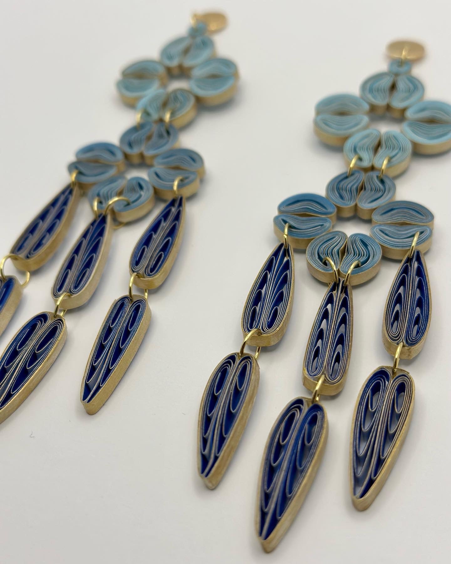 Garden Gala Dangle Paper Earrings