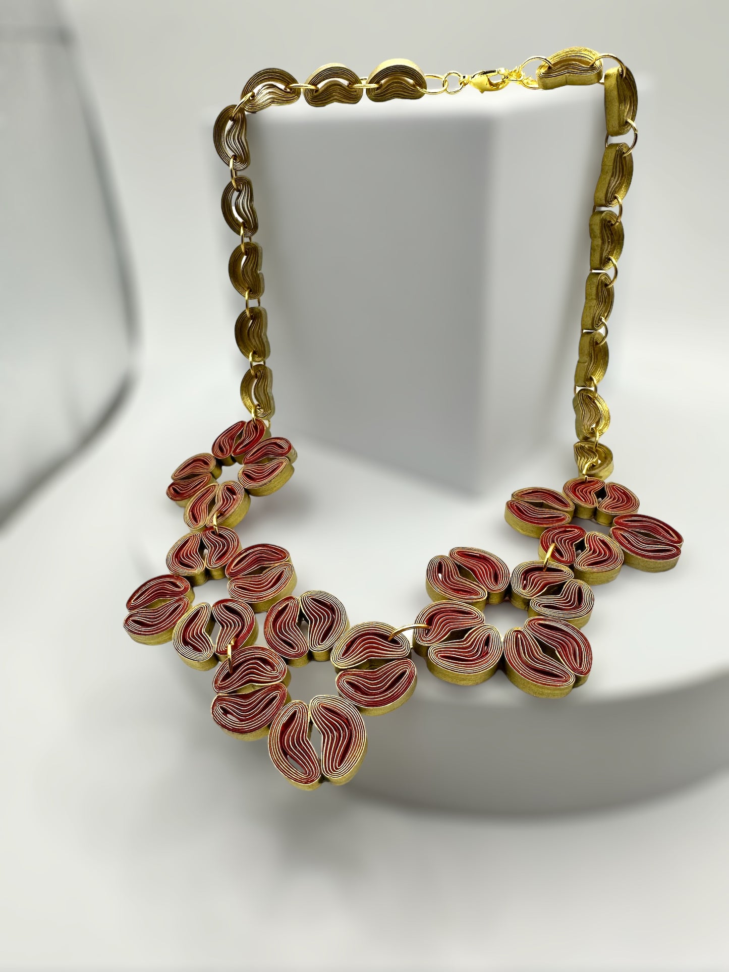 Petal Parade Statement Necklace, Made with Paper
